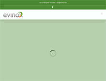 Tablet Screenshot of evinox.com